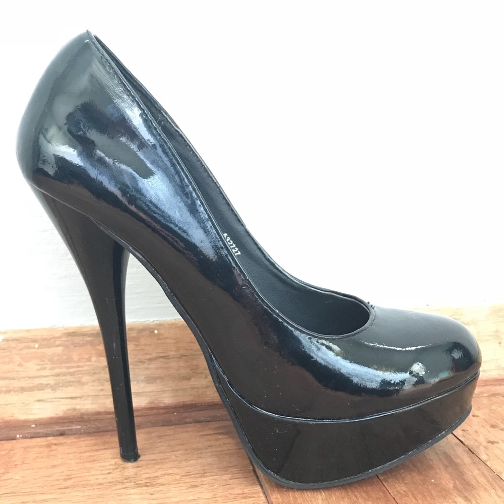 Black high heels